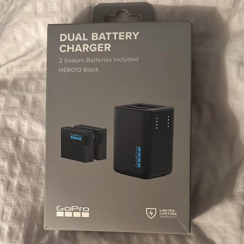 GoPro HERO13 Black Dual Battery Charger with Enduro Batteries